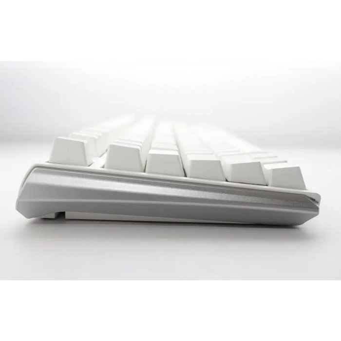 Gaming Mechanical Keyboard Ducky One 3 Pure White Full Size Hotswap Cherry MX Silver RGB PBT Keycaps - Геймърски