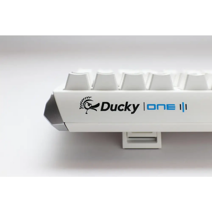 Gaming Mechanical Keyboard Ducky One 3 Pure White Full Size Hotswap Cherry MX Clear RGB PBT Keycaps - Геймърски