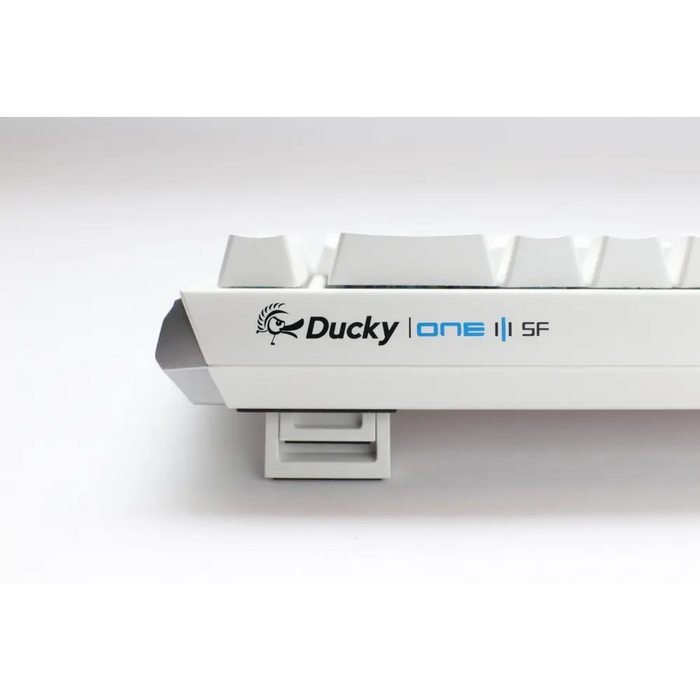 Gaming Mechanical Keyboard Ducky One 3 Pure White SF 65% Hotswap Cherry MX Clear RGB PBT Keycaps - Геймърски