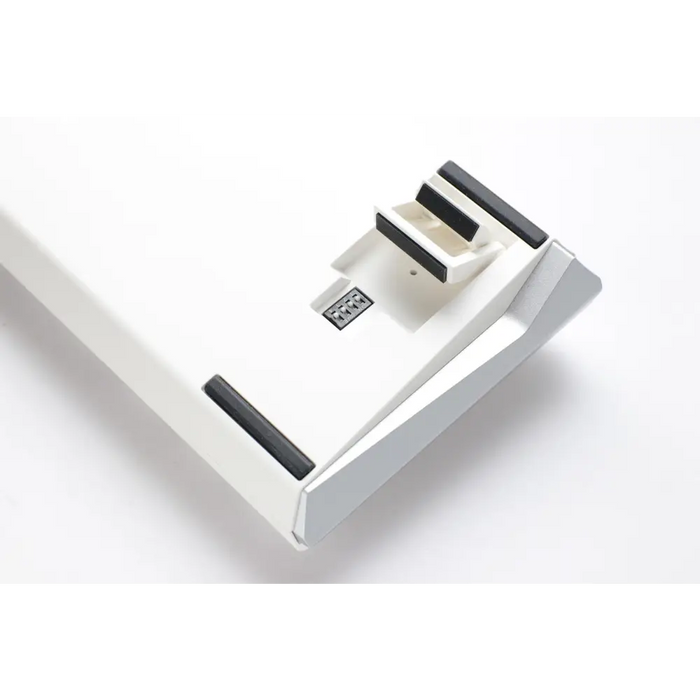 Gaming Mechanical Keyboard Ducky One 3 Pure White SF 65% Hotswap Cherry MX Blue RGB PBT Keycaps - Геймърски