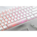 Gaming Mechanical Keyboard Ducky One 3 Pure White TKL Hotswap Cherry MX Red RGB PBT Keycaps - Геймърски