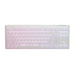 Gaming Mechanical Keyboard Ducky One 3 Pure White TKL Hotswap Cherry MX Red RGB PBT Keycaps - Геймърски