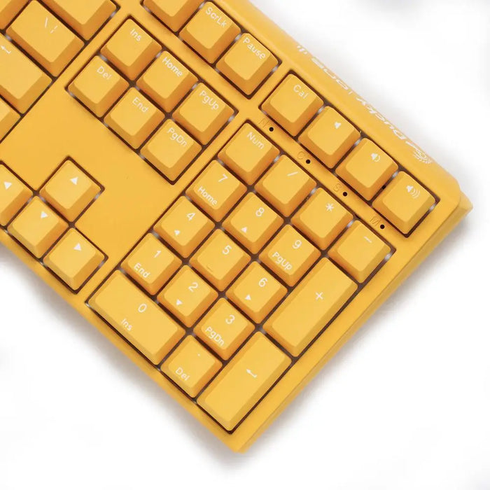 Gaming mechanical keyboard Ducky One 3 Yellow Full-Size Cherry MX Red - Геймърски клавиатури<<<Геймърска