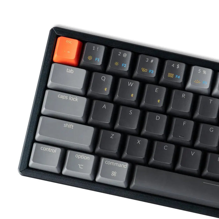 Gaming Mechanical Keyboard Keychron K12 Hot-Swappable 60% Gateron Brown Switch White LED ABS - Геймърски