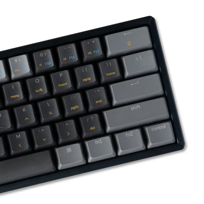 Gaming Mechanical Keyboard Keychron K12 Hot-Swappable 60% Gateron Brown Switch White LED ABS - Геймърски
