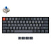 Gaming Mechanical Keyboard Keychron K12 Hot-Swappable 60% Gateron Blue Switch White LED ABS - Геймърски