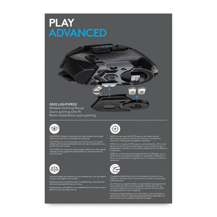 Gaming Mouse Logitech G502 Black 25600 DPI - Gaming mouseGAM-MYS<<<PC GamingGAM<<<ActionPL&&&Компютър Игри<<<Компютри|