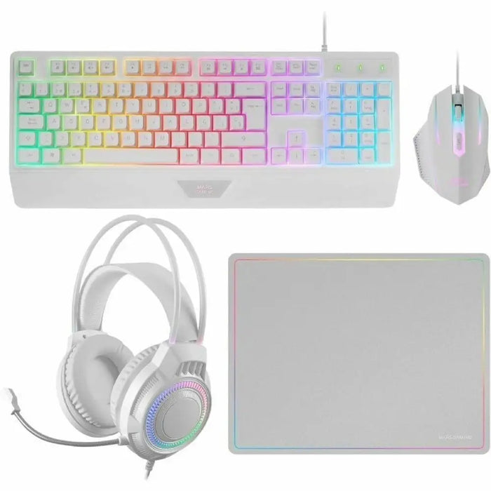 Gaming Mouse Mars Gaming MCP124PROWES - Компютър Игри<<<Компютри| Електроника<<<BigBuy&&&Гейминг Мишка и Подложка за