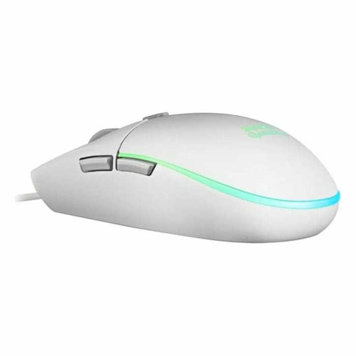 Gaming Mouse Mars Gaming MMGW Blanco - Компютър Игри<<<Компютри| Електроника<<<BigBuy&&&Гейминг Мишка и Подложка за