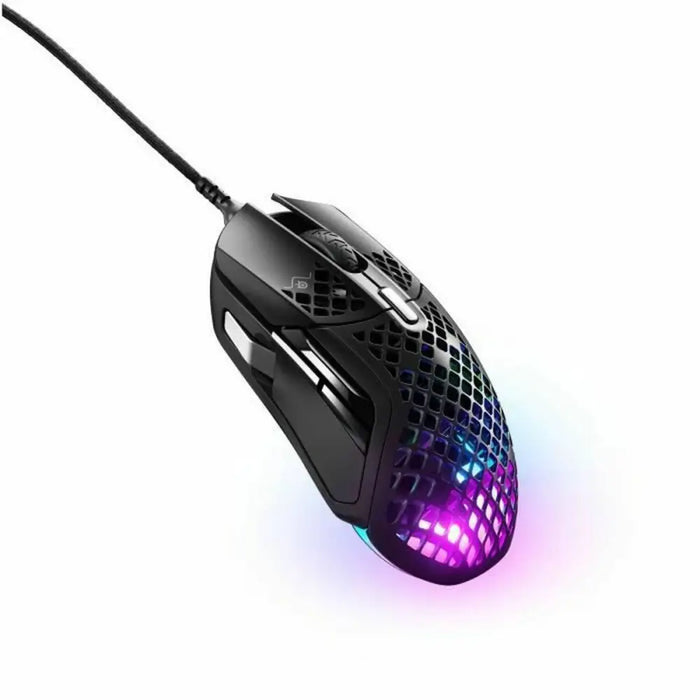 Gaming Mouse SteelSeries Aerox 5 Gaming Black With cable LED Lights - Компютър Игри<<<Компютри|