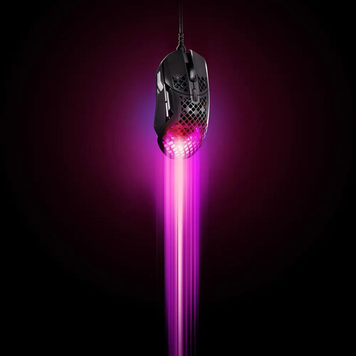Gaming Mouse SteelSeries Aerox 5 Gaming Black With cable LED Lights - Компютър Игри<<<Компютри|