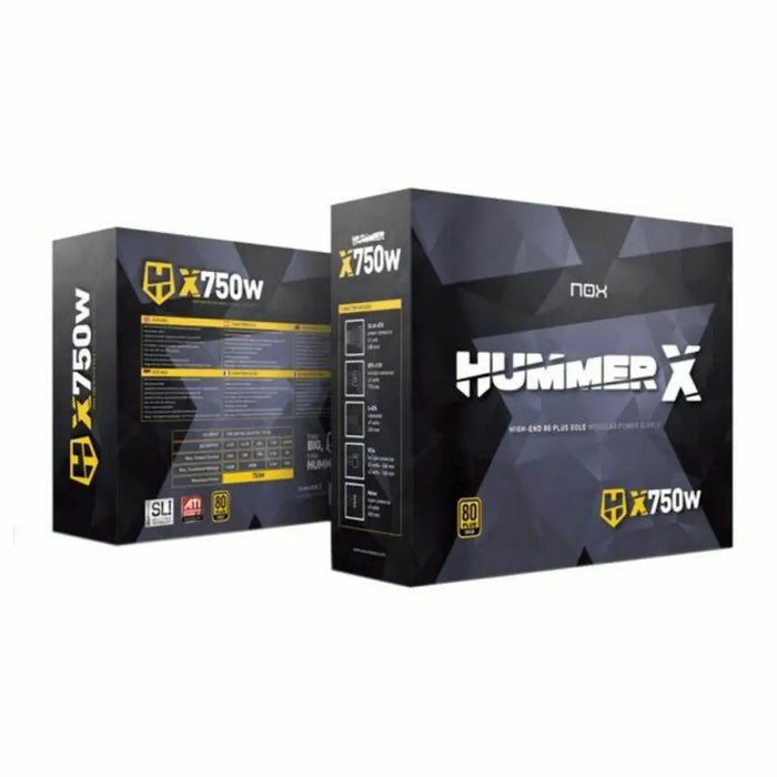 Gaming Power Supply Nox-Xtreme Hummer X750W ATX 750 W 80 Plus Gold - Компютър Игри<<<Компютри|