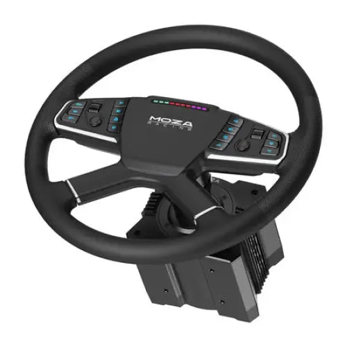 Gaming set - R5 base + TSW truck steering wheel + SRP-Lite pedals + Moza Racing RS071 clamps (PC) - Racing