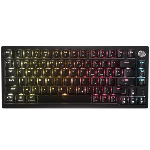 Gaming wireless/bluetooth mechanical keyboard Corsair K65 Plus RGB 75% Corsair MLX Fusion Tactile Yellow switch