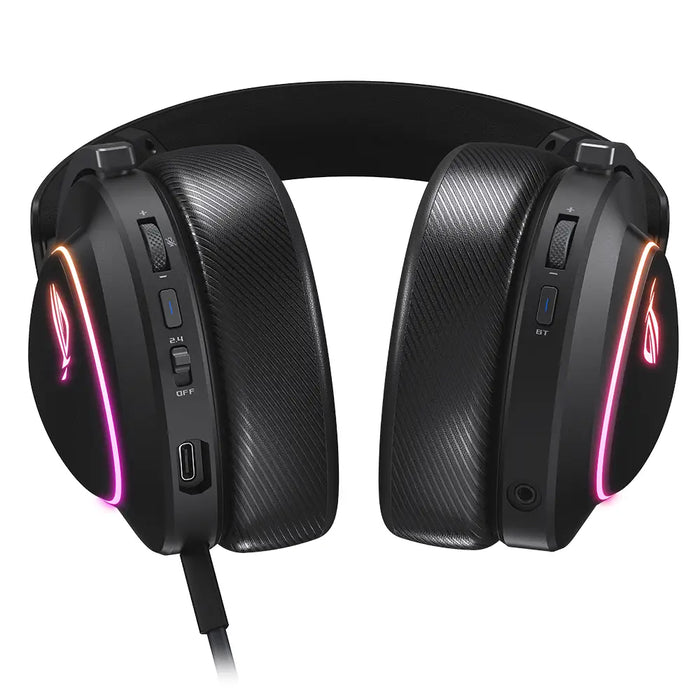 Gaming wireless headphones ASUS ROG Delta II - USB-C Aura Sync RGB - Гейминг слушалки и колонки<<<Аксесоари за