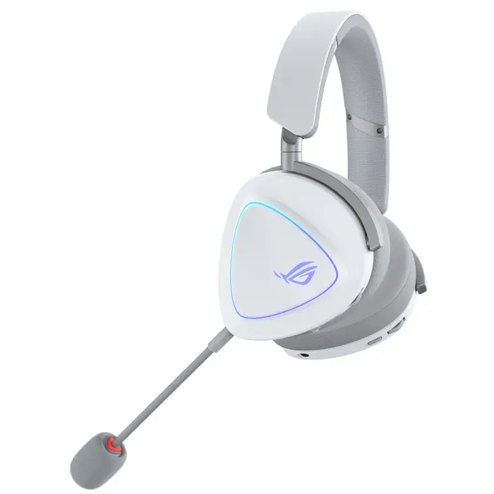 Gaming wireless headphones ASUS ROG Delta II White - USB-C Aura Sync RGB - Геймърски слушалки<<<Геймърска