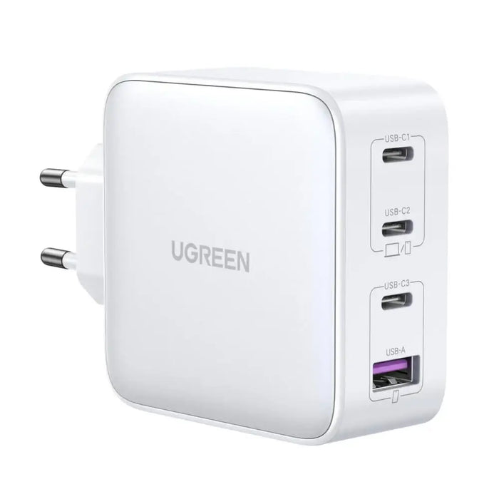 GaN Fast Charger 3xUSB C / USB 100W PPS Ugreen CD226 - White - Cell phone USB charger<<<HurtelXML