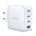 GaN Fast Charger 3xUSB C / USB 100W PPS Ugreen CD226 - White - Cell phone USB charger<<<HurtelXML