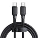 GaN Mcdodo CH-1543 network charger 2x USB-C 1x USB 67W + USB-C to USB-C 2m cable (black) - mains