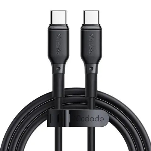 GaN Mcdodo CH-1543 network charger 2x USB-C 1x USB 67W + USB-C to USB-C 2m cable (black) - mains