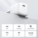 GaN USB C 30W PD Ugreen Nexode Mini fast charger - white - Cell phone USB charger<<<HurtelXML