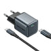 GaN Vention USB-C 20W Charger + USB-C-L 1m Cable (Gray) - mains chargers<<<Chargers<<<GSM Accessories<<<InnproXML