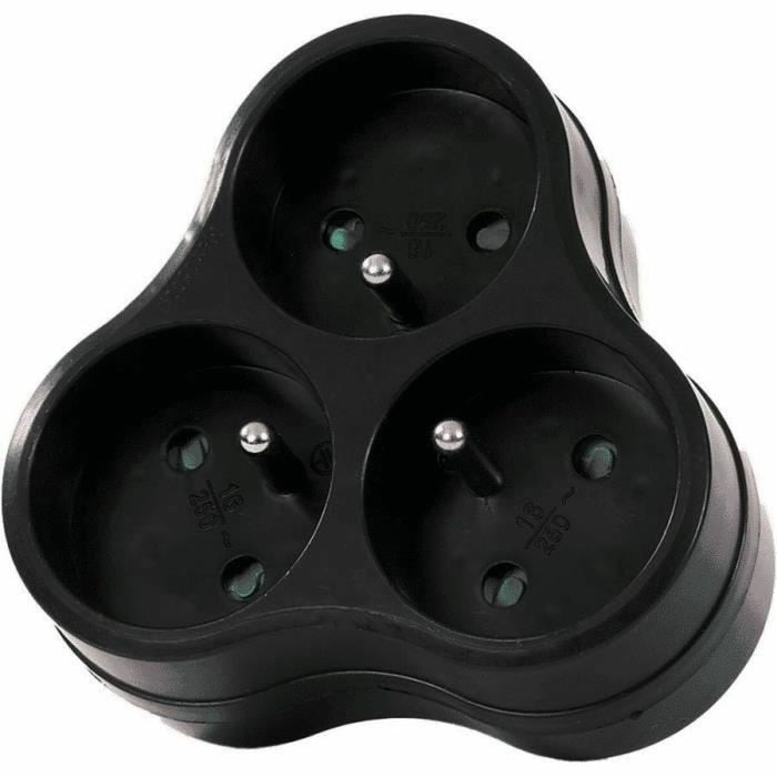 Schuko 3 Way Multi-socket Adapter GAO 3680 W