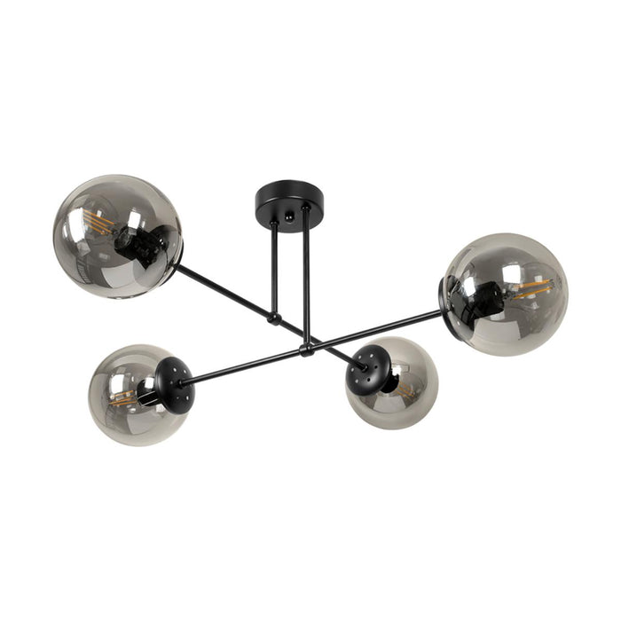 CEILING GUARD 4XE27 BLACK