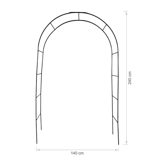 GARDEN ARCH 140X37X240CM GARDEN STAR HD-10504 - Арки стойки и лехи<<<Саксии кашпи и цветарници<<<Градина<<<Praktiker