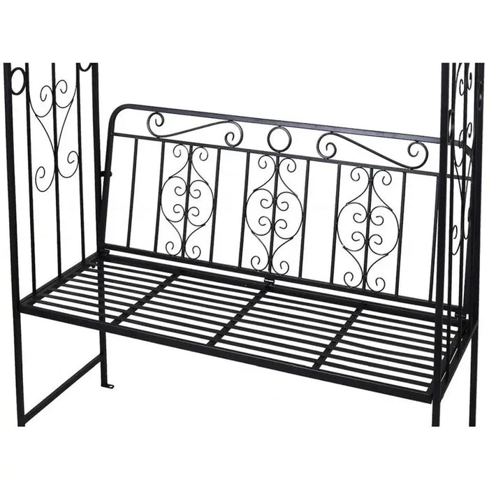 GARDEN ARCH WITH BENCH 230X121X53CM X77000120 - Арки стойки и лехи<<<Саксии кашпи и цветарници<<<Градина<<<Praktiker