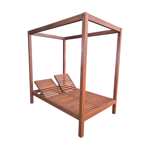 GARDEN CHAIR CHAIR COUPLE WITH ARROW MERANTI 210X134X212 MUHLER - Шезлонги<<<Градински мебели<<<Градина<<<Praktiker