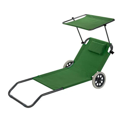 GARDEN CHAIR WITH CANOPY 147X52X24CM MUHLER 1005226 - Шезлонги<<<Градински