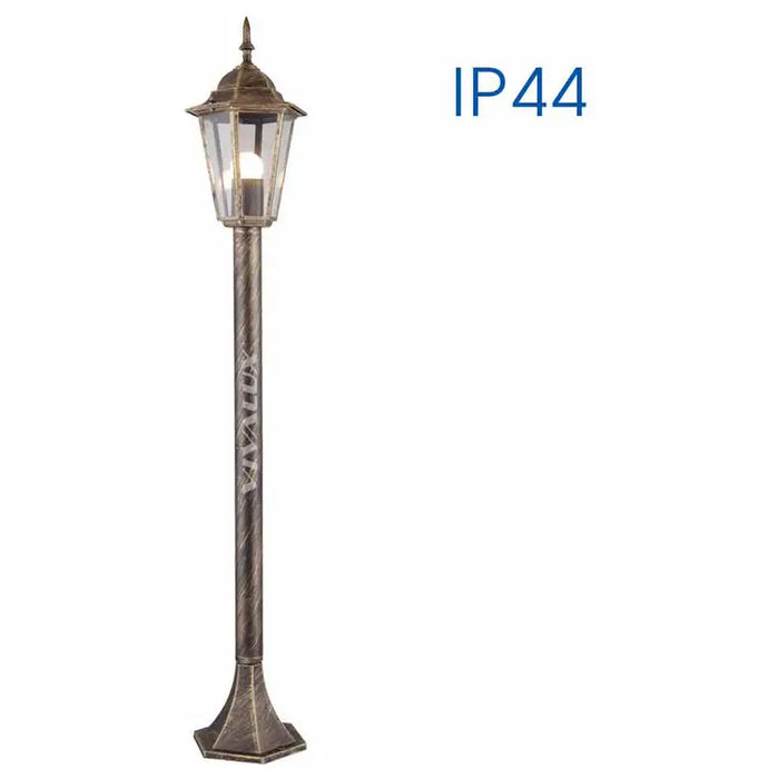 GARDEN LANTERN STANDING 106CM GOLDEN E27 VIVALUX MARIBOR - Градински фенери<<<Външно