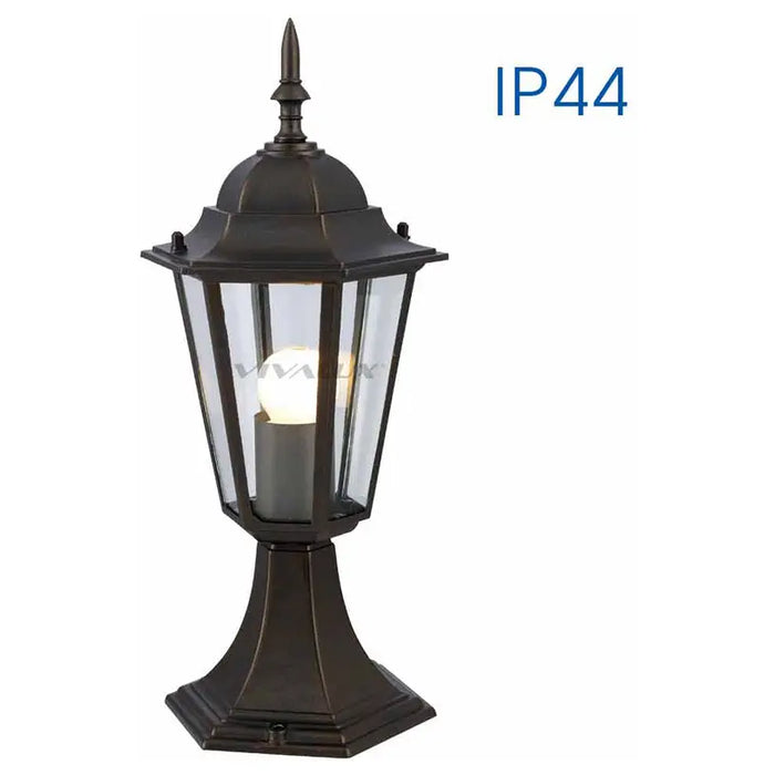 GARDEN LANTERN STANDING 40CM COFFEE E27 VIVALUX MARIBOR - Градински фенери<<<Външно