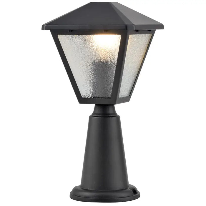 GARDEN LANTERN STANDING 60W E27 IP44 BLACK BELIGHT - Градински фенери<<<Външно