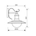 GARDEN LANTERN UPPER BRACKET E27 IP44 WHITE VIVALUX RIVIERA - Градински фенери<<<Външно