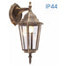 GARDEN LANTERN UPPER BRACKET GOLD E27 VIVALUX MARIBOR - Градински фенери<<<Външно