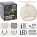 GARDEN LIGHTING LED ON BATTERIES 380CM 10 LAMPS 109000130 - Шатри<<<Чадъри сенници и шатри<<<Градина<<<Praktiker