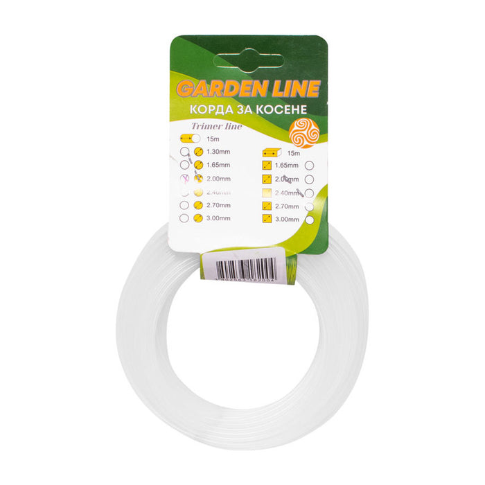 CORD FOR TRIMMER GARDEN LINE 2 MM 15 M