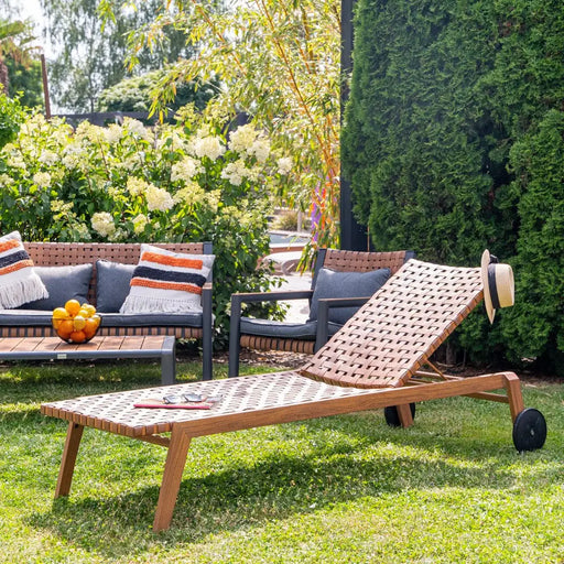 Garden lounger TEXAS brown - Sun loungersHIL-LEZ<<<Hammocks and sunbedsHIL<<<ActionPL