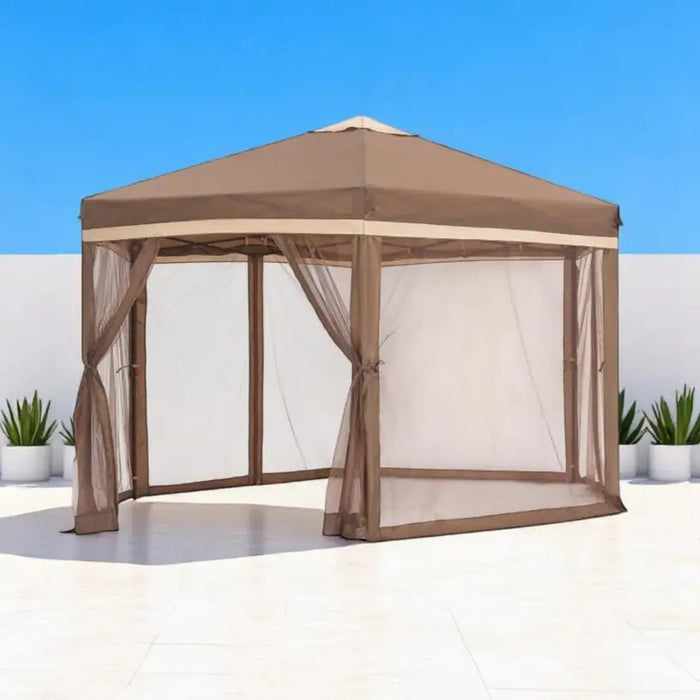GARDEN POP-UP TENT 339X339X250CM GARDEN STAR HD-10537 - Шатри<<<Чадъри сенници и шатри<<<Градина<<<Praktiker