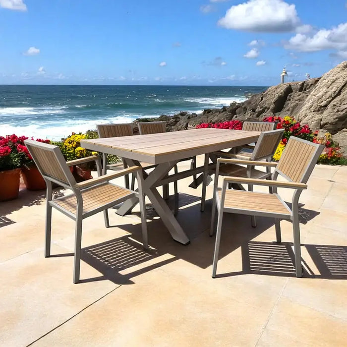 GARDEN SET DINING ROOM POLYWOOD HD SENSE - Комплекти<<<Градински мебели<<<Градина<<<Praktiker