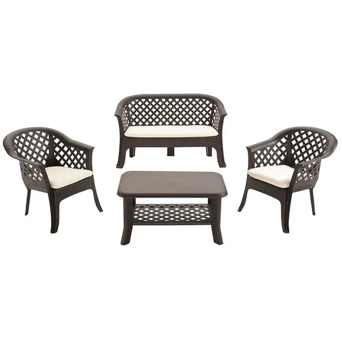 GARDEN SET WITH CUSHIONS PROGARDEN VERANDA - Комплекти<<<Градински мебели<<<Градина<<<Praktiker