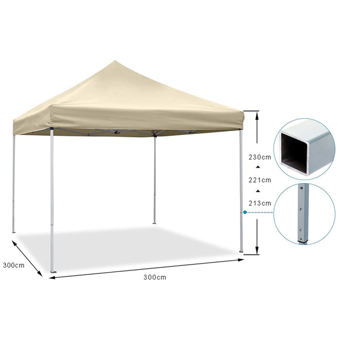 POP-UP PAVILION 300X300X280CM GARDEN STAR HD-11145