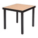 Garden table IZZY 4-seater 79x79x74 brown/black - Garden tablesSTY-OGR<<<TablesSTY<<<ActionPL