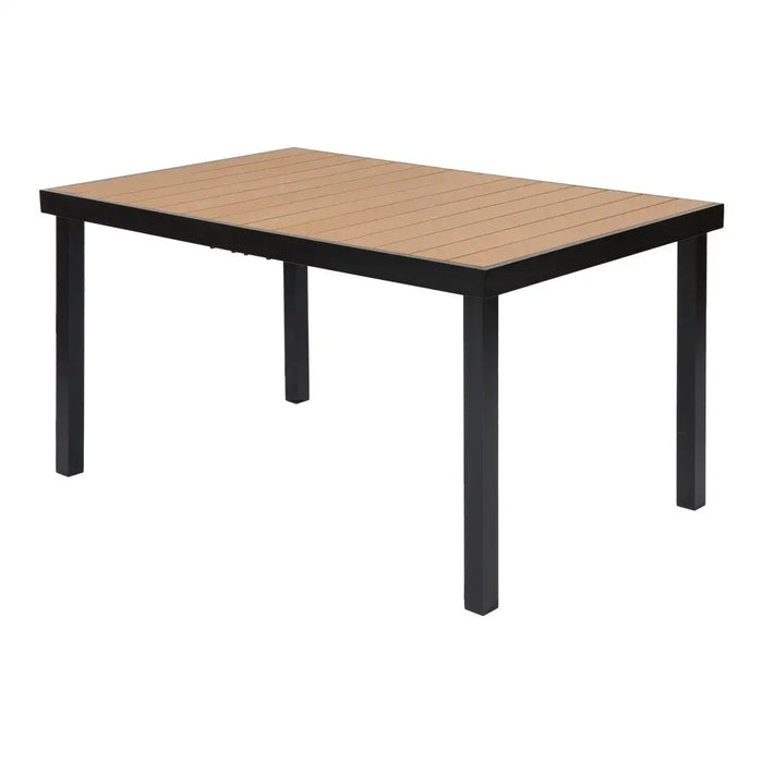 Garden table IZZY -seater 140x90x74 brown/black - Garden tablesSTY-OGR<<<TablesSTY<<<ActionPL