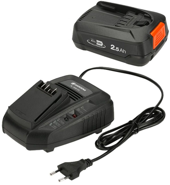 BATTERY AND CHARGER 18 V 2.5 AH GARDENA POWER FOR ALL