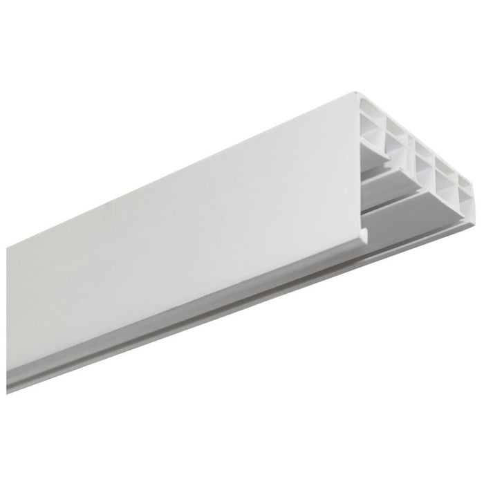 TRI-CHANNEL PVC MOLDING WITH FRONT GARDINIA 300 CM.