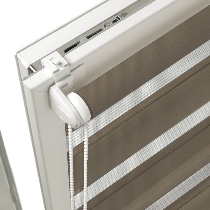 CLASSIC GARDINIA DOUBLE ROLL BLINDS 50X150 CM. CAPPUCCINO