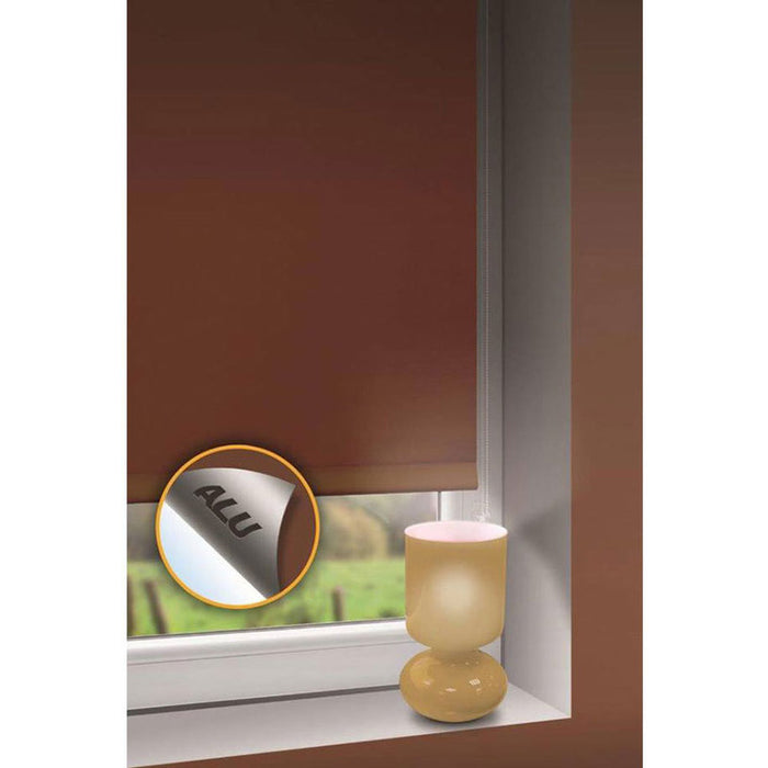 ROLL BLIND GARDINIA THERMO 50X150 CM. CHOCOLATE